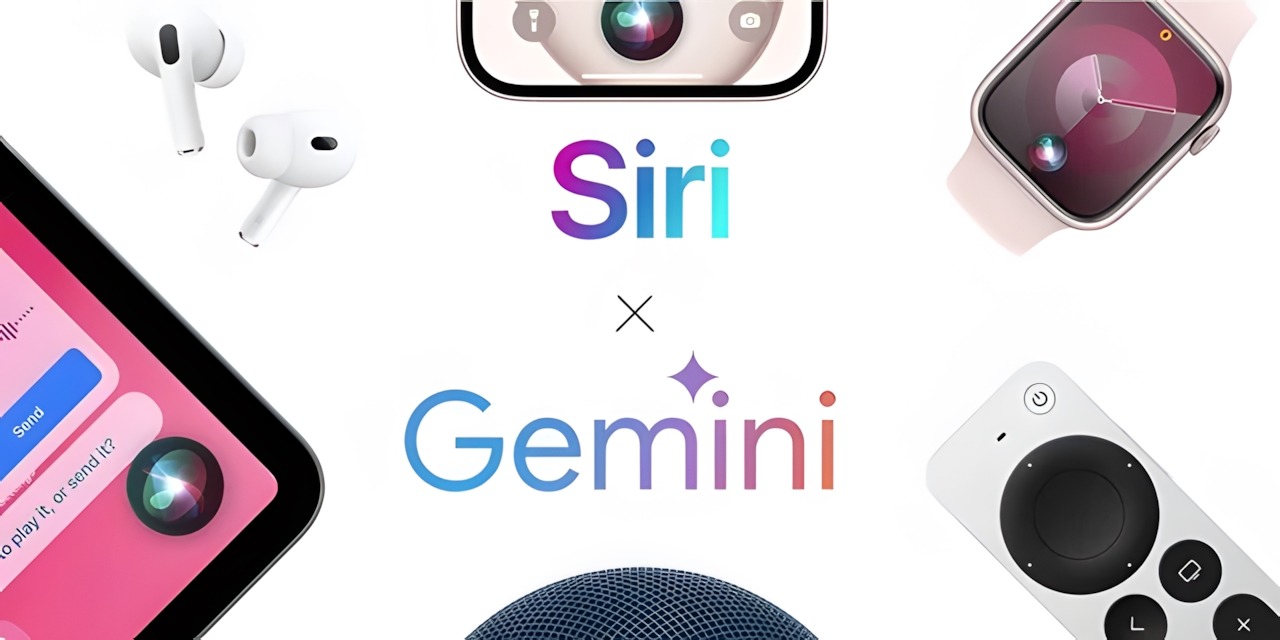 اپل در نسخه جدید سیری از هوش مصنوعی جمینای گوگل بهره می‌برد